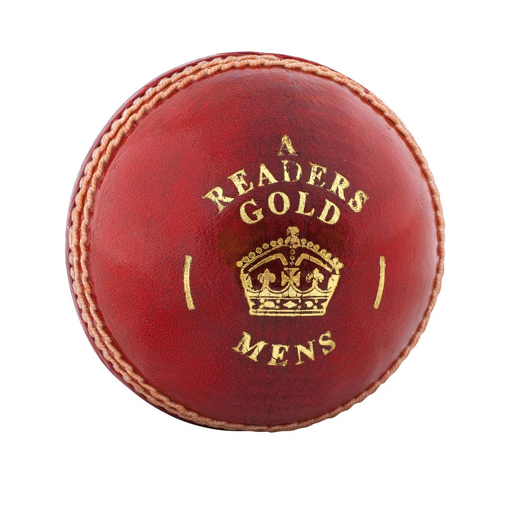 Readers Mens Gold 'A' Cricket Ball