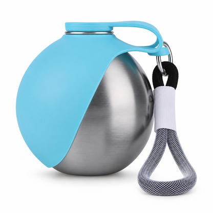 2 in 1 Portable Dog Water Bottle | Foldable Bowl for Walking