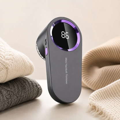 Electric Lint Remover | Mini Fabric Shaver with LED Display