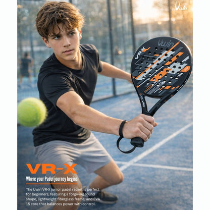 Uwin VR-X Junior Padel Racket Orange/White/Grey