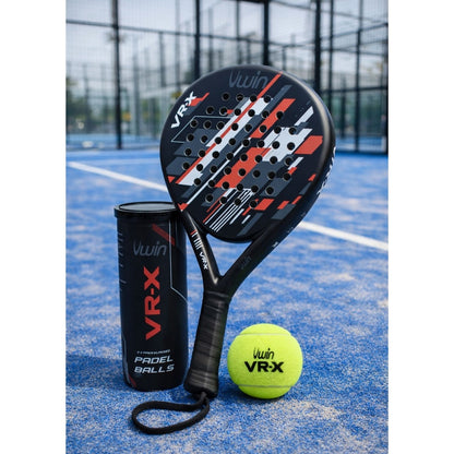 Uwin VR-X Padel Racket Red/White/Grey