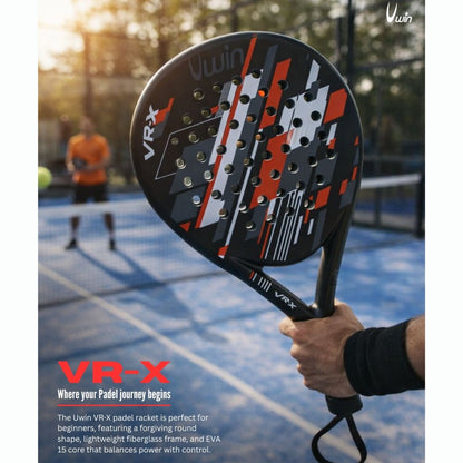 Uwin VR-X Padel Racket Red/White/Grey