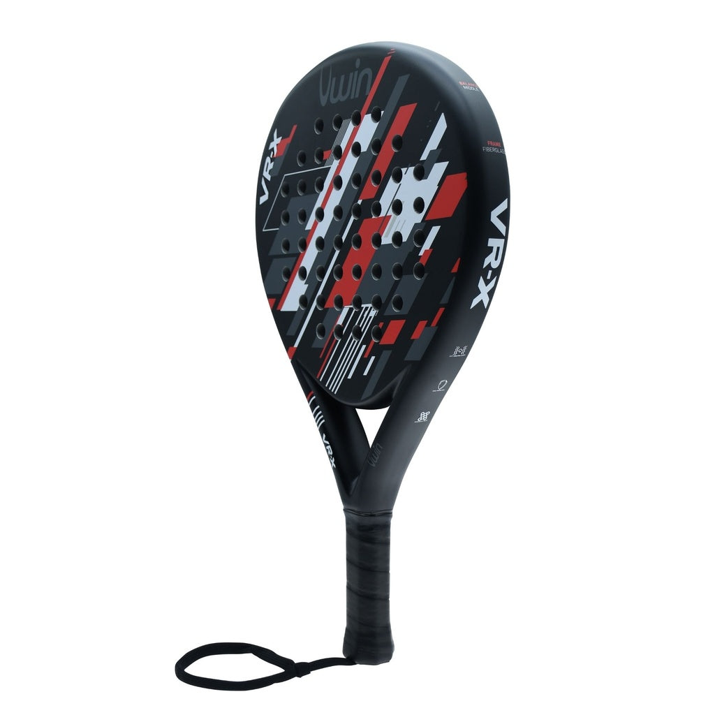 Uwin VR-X Padel Racket Red/White/Grey