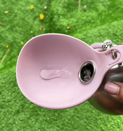 2 in 1 Portable Dog Water Bottle | Foldable Bowl for Walking